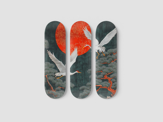 Crane - Skateboard Wall Art