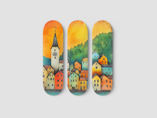 Tivat - Skateboard Wall Art