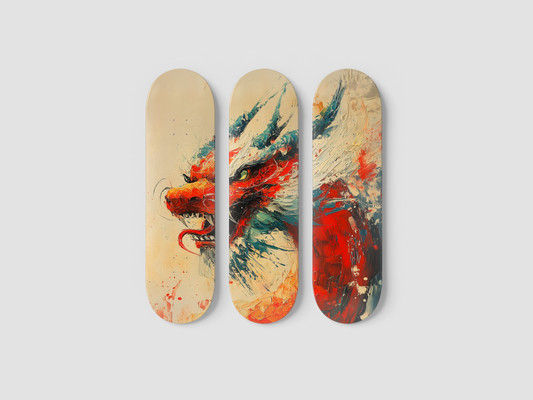 Dragon - Skateboard Wall Art