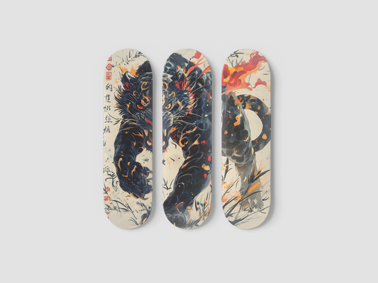 Tiger Spirit - Skateboard Wall Art