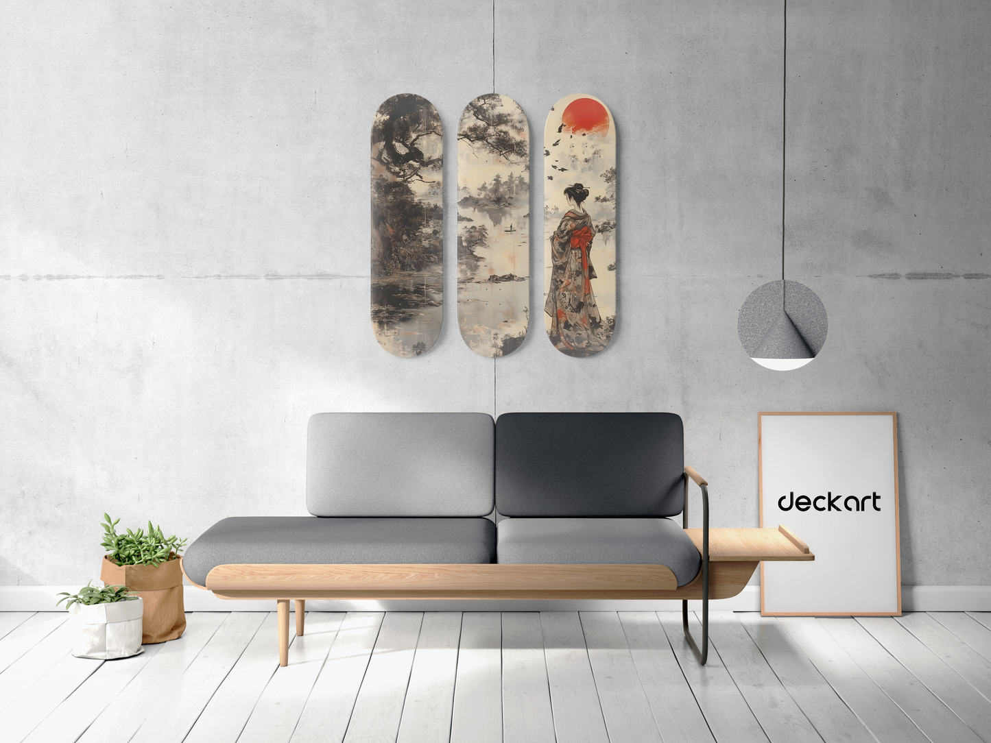 Geisha - Skateboard Wall Art