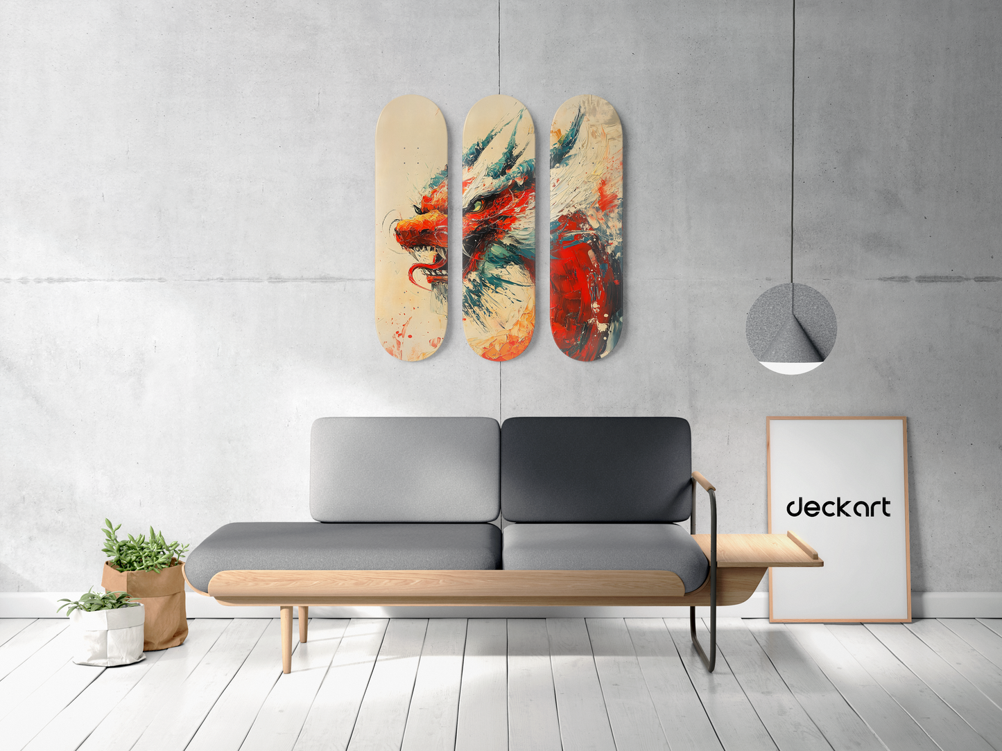 Dragon - Skateboard Wall Art