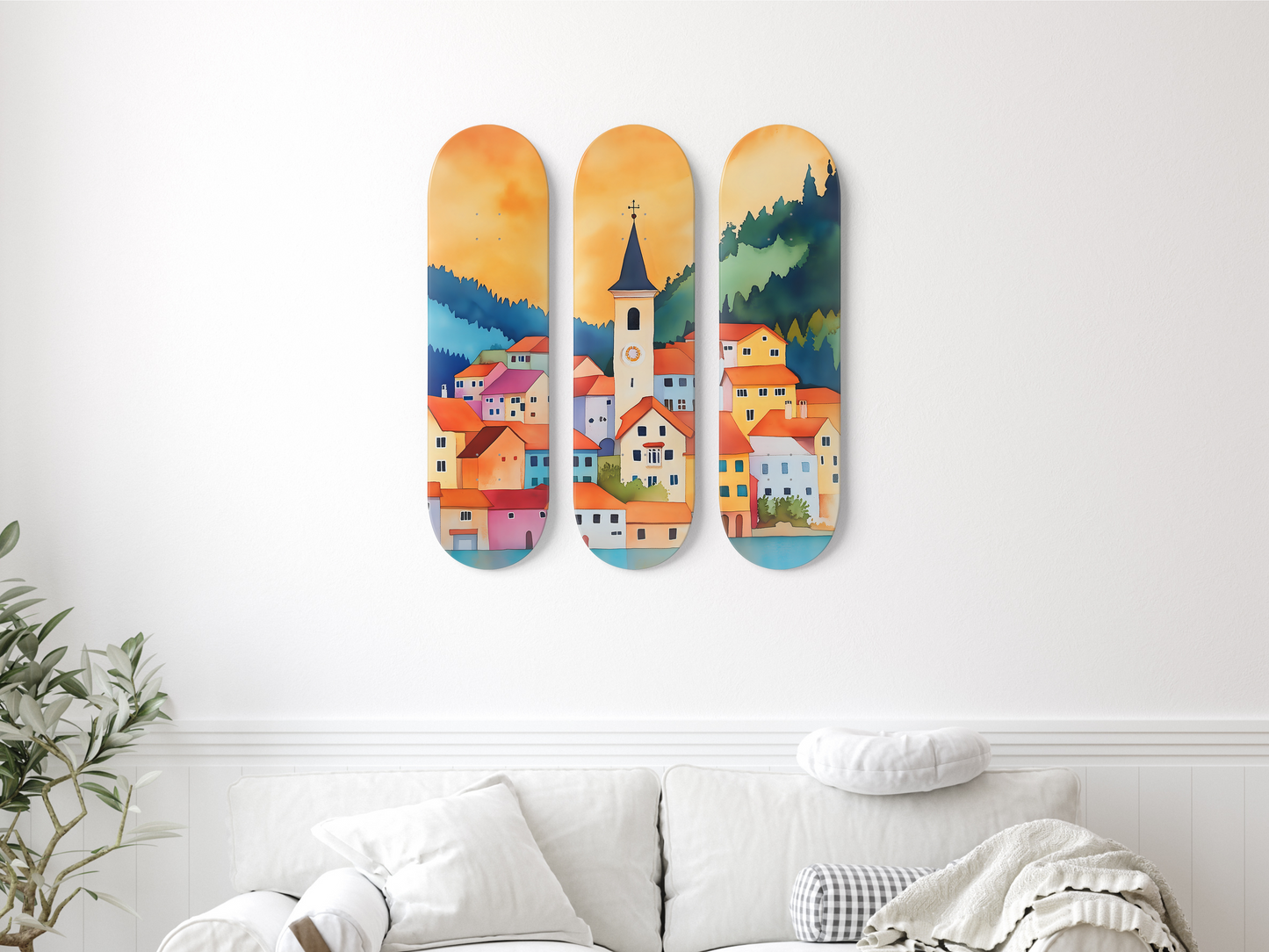 Budapest - Skateboard Wall Art