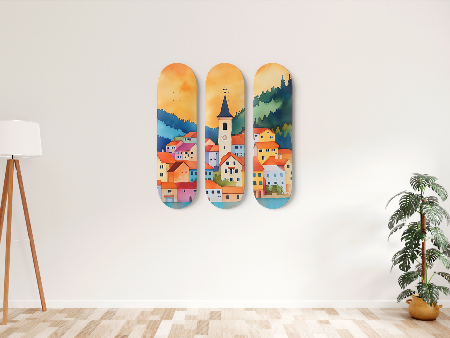 Budapest - Skateboard Wall Art