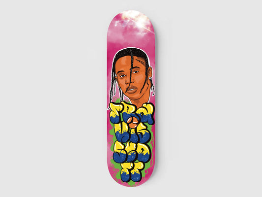 Travis Scott - Skateboard Wall Art