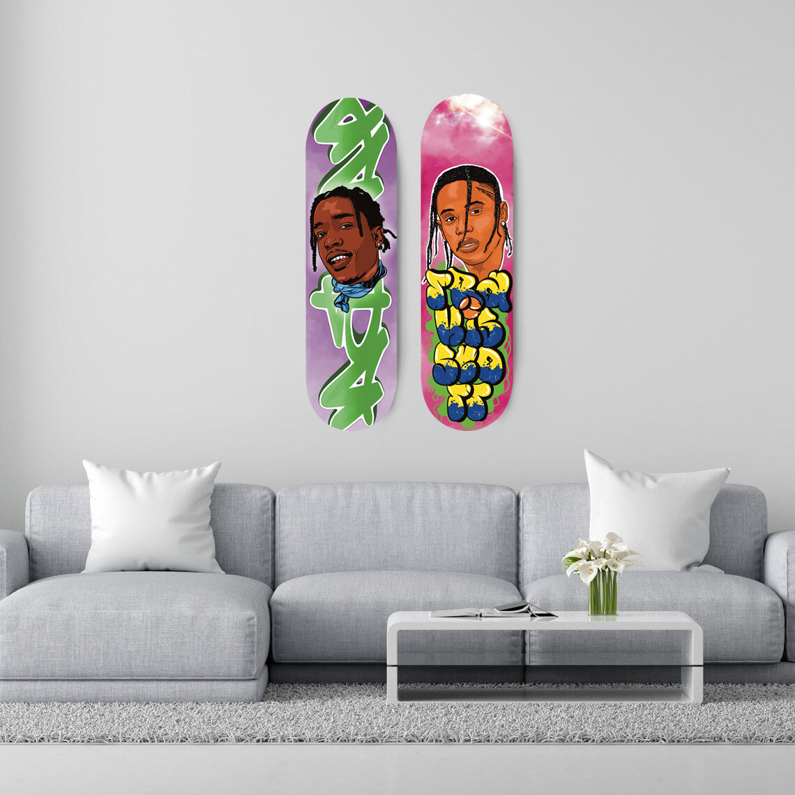 ASAP - Skateboard Wall Art