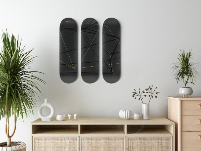 Onyx Edge - Skateboard Wall Art