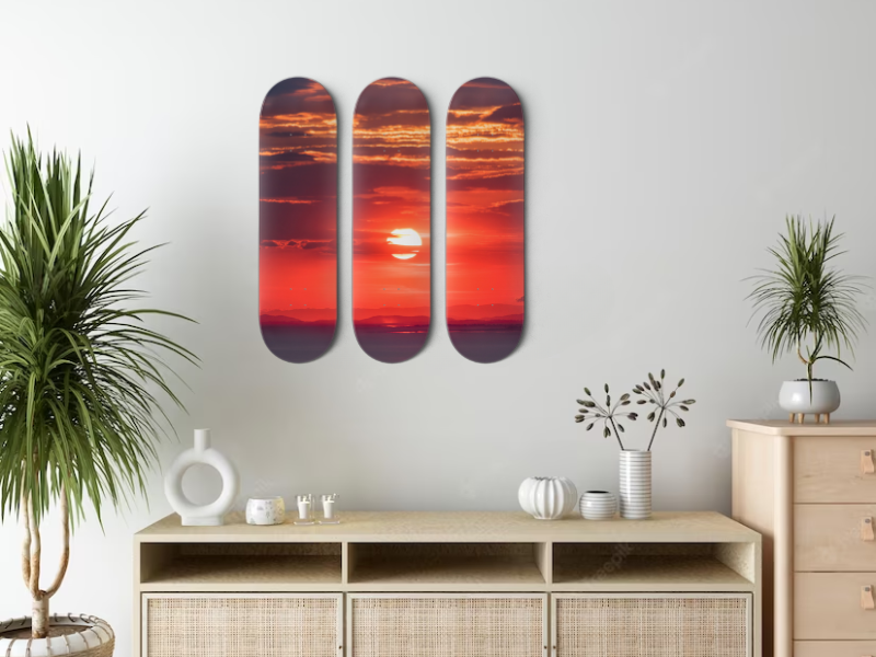 Ruby - Skateboard Wall Art