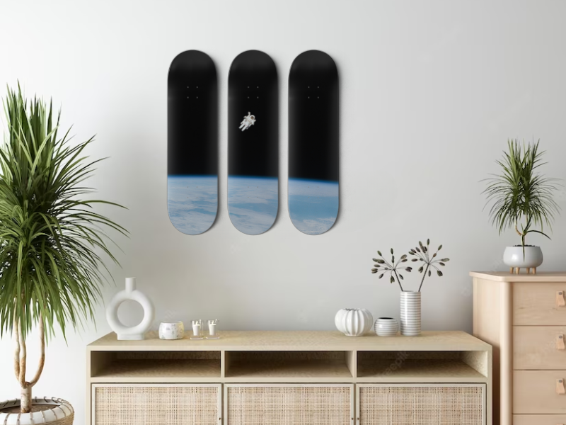 Descent - Skateboard Wall Art