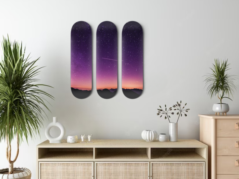 Aurora - Skateboard Wall Art