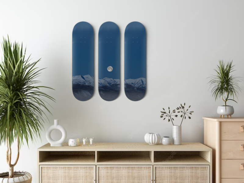 Azure - Skateboard Wall Art