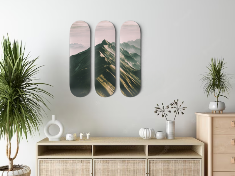 Peak - Skateboard Wall Art
