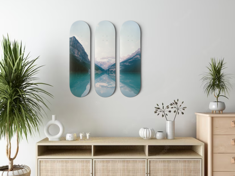Crystal - Skateboard Wall Art