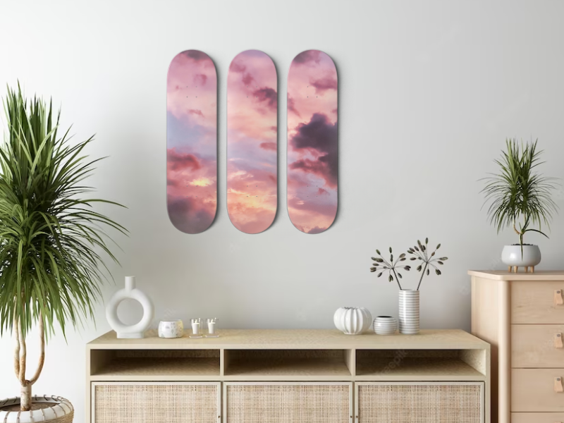 Blossom - Skateboard Wall Art