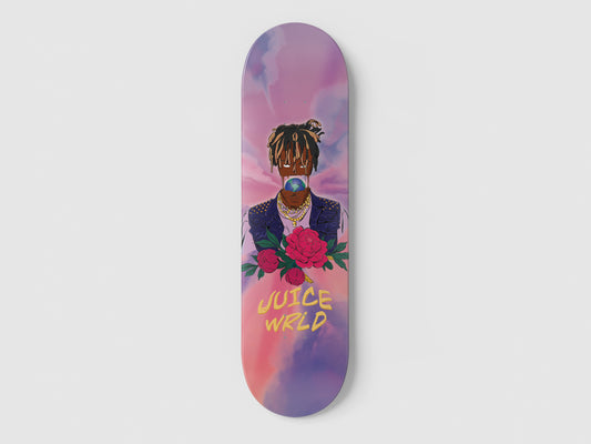 Juice Wrld - Skateboard Wall Art