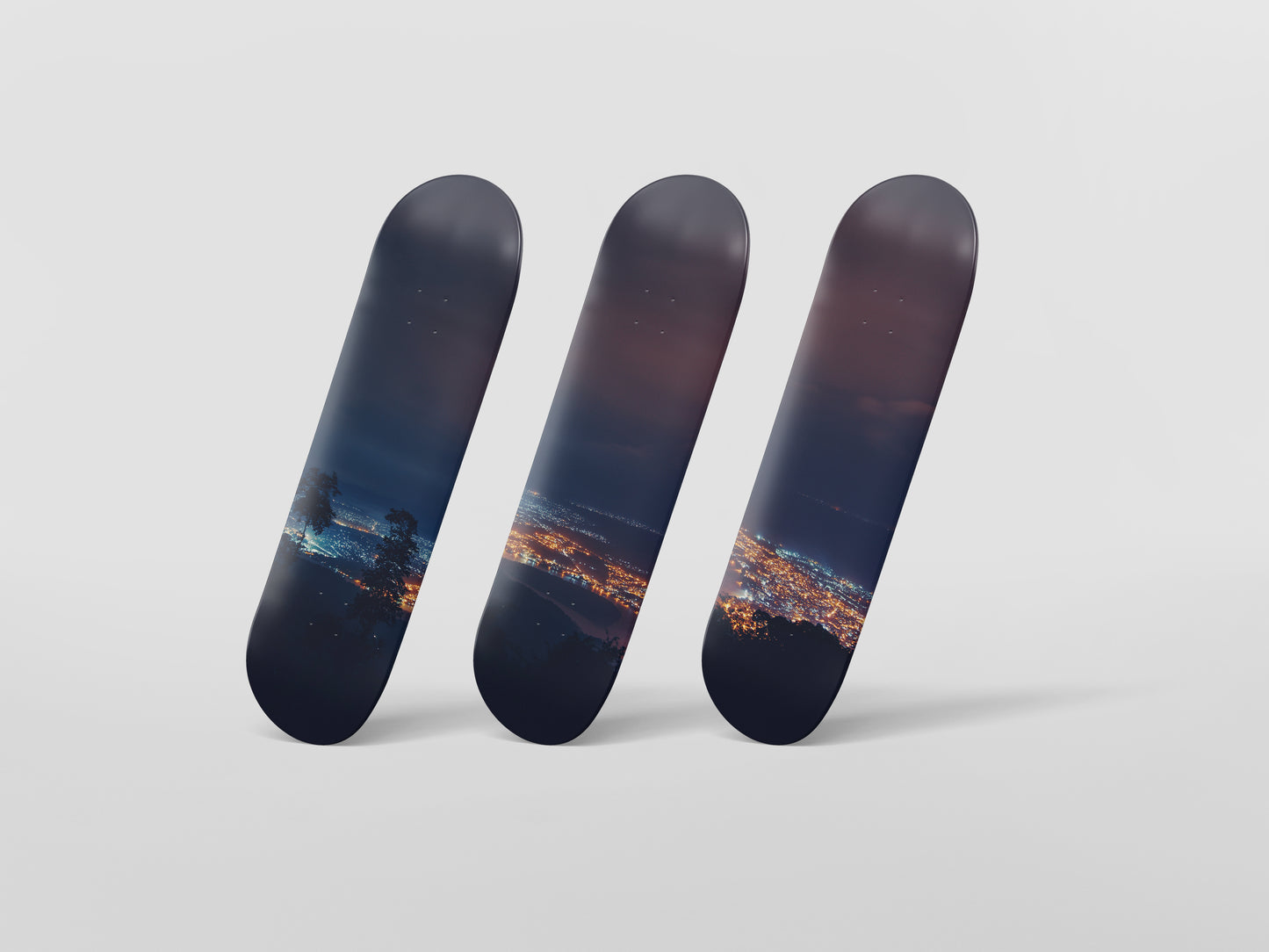 Skyline - Skateboard Wall Art
