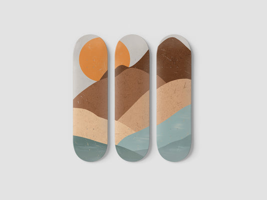 Boho - Skateboard Wall Art