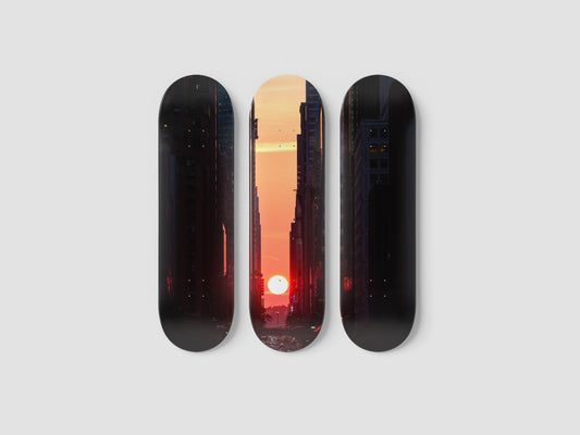 Skyscraper - Skateboard Wall Art