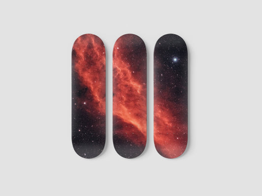 Crimson - Skateboard Wall Art