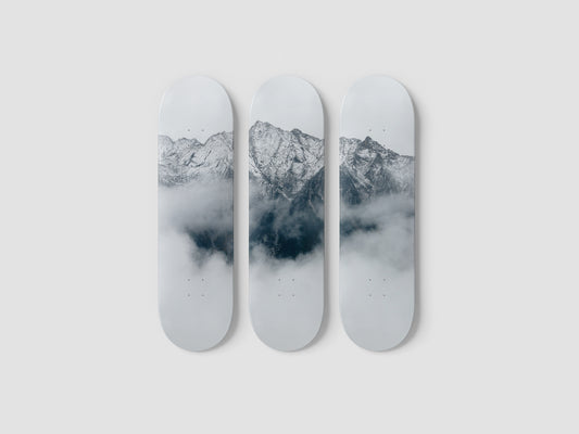 Glacier - Skateboard Wall Art