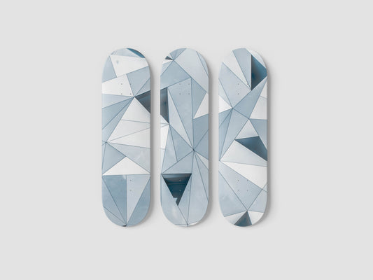 Geo Glacier - Skateboard Wall Art
