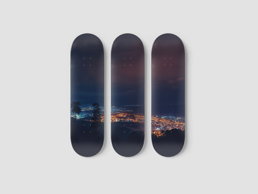 Skyline - Skateboard Wall Art