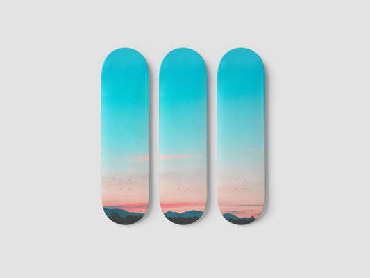 Pastel - Skateboard Wall Art