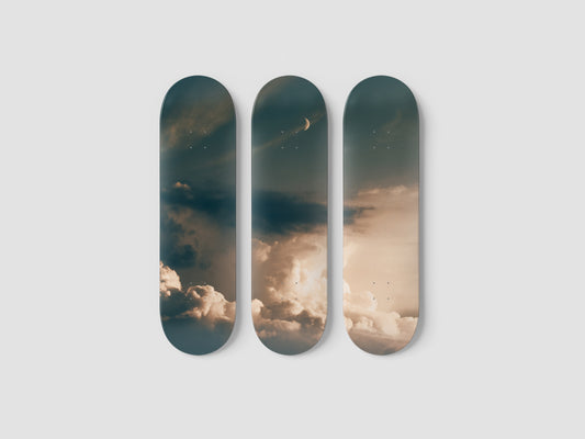 Cloud - Skateboard Wall Art