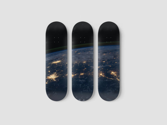 Aerial - Skateboard Wall Art