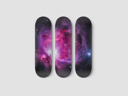 Nebula - Skateboard Wall Art