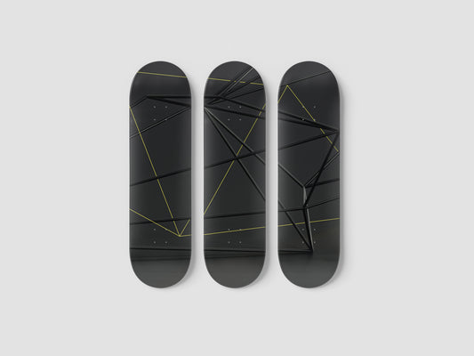 Onyx Edge - Skateboard Wall Art