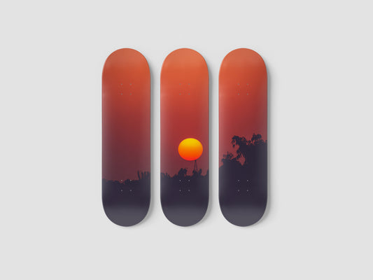 Glow - Skateboard Wall Art