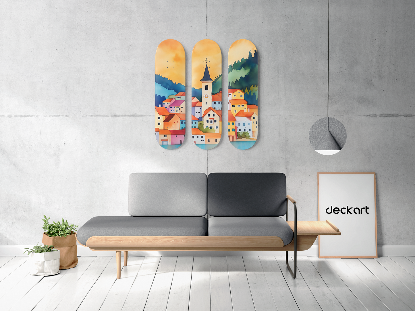 Budapest - Skateboard Wall Art