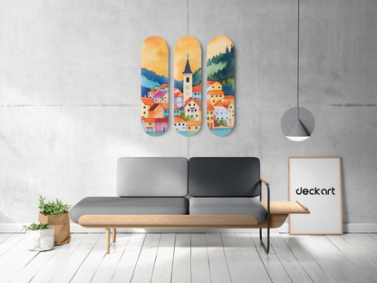 Budapest - Skateboard Wall Art