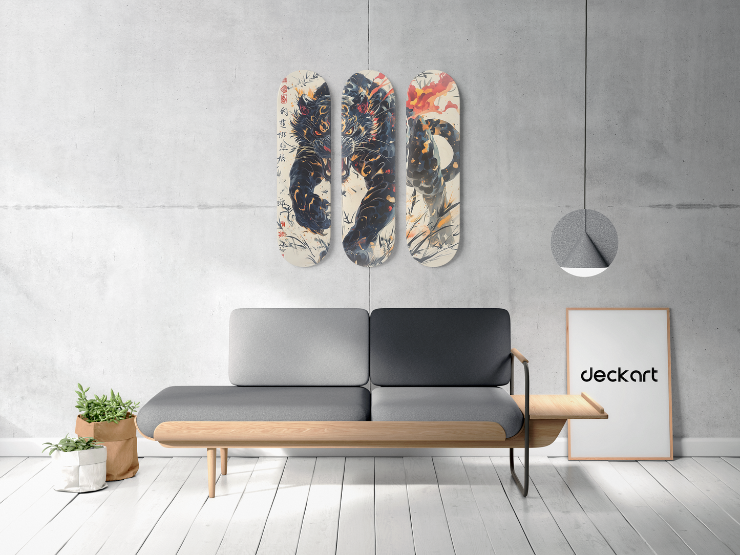 Tiger Spirit - Skateboard Wall Art