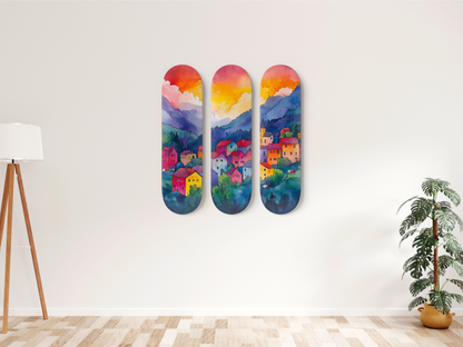 Bergen - Skateboard Wall Art