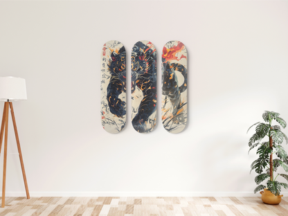 Tiger Spirit - Skateboard Wall Art