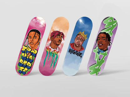 Biggie - Skateboard Wall Art